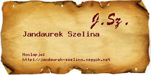 Jandaurek Szelina névjegykártya